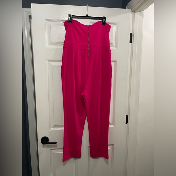 Express Pink Straight Leg Jumpsuit - Picture 2 of 2